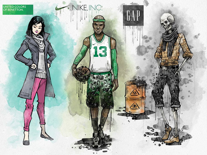 Greenpeace+illustration+for+the+their+Detox+Catwalk+campaign+