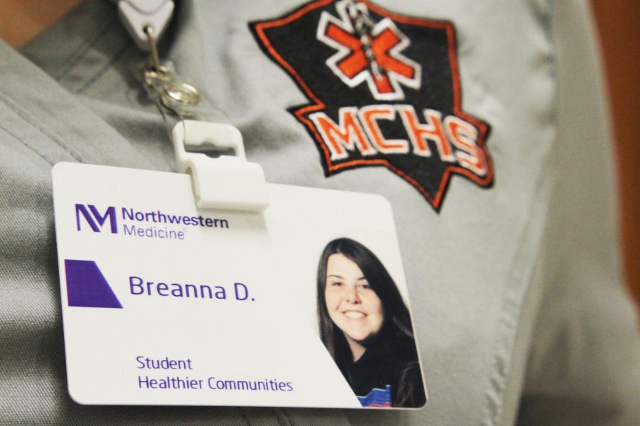 Breanna Darcy, a senior involved with the medical residency program, received hands-on experience at Northwestern Medicine that ended up saving her brothers life.