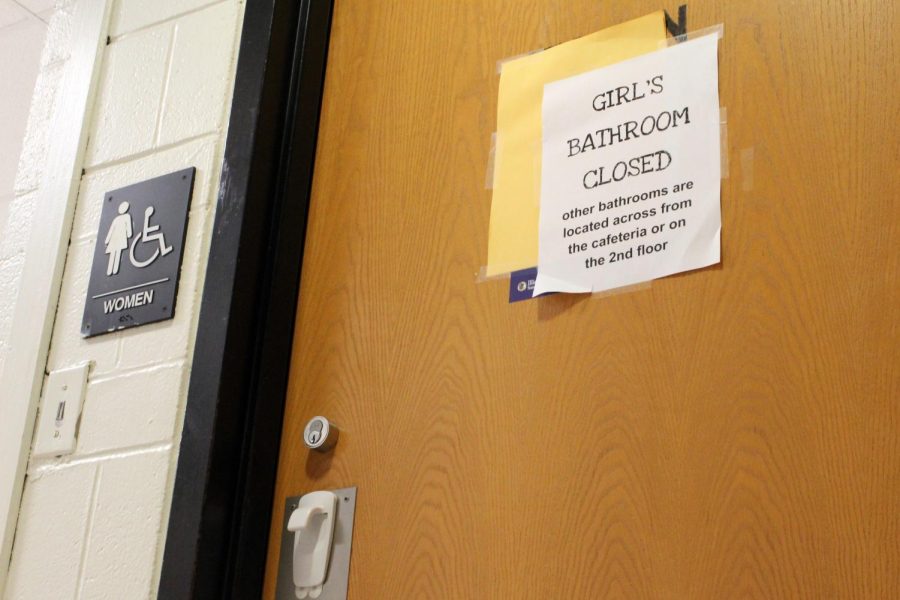 Vandalism has closed the bathrooms at both campuses all year long, but some bathrooms have been closed for too long, especially girls bathrooms, inconveniencing students who are trying take bathroom breaks between classes.