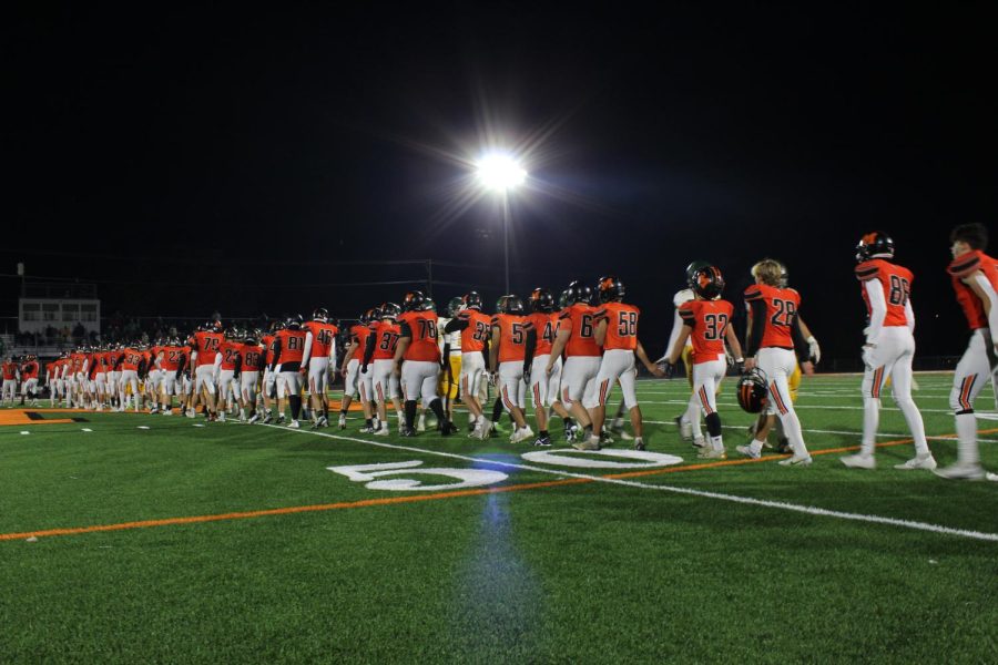 Homecoming week came to a close with the Homecoming football game on Friday, where Warriors came together in camo to support the varsity football team.