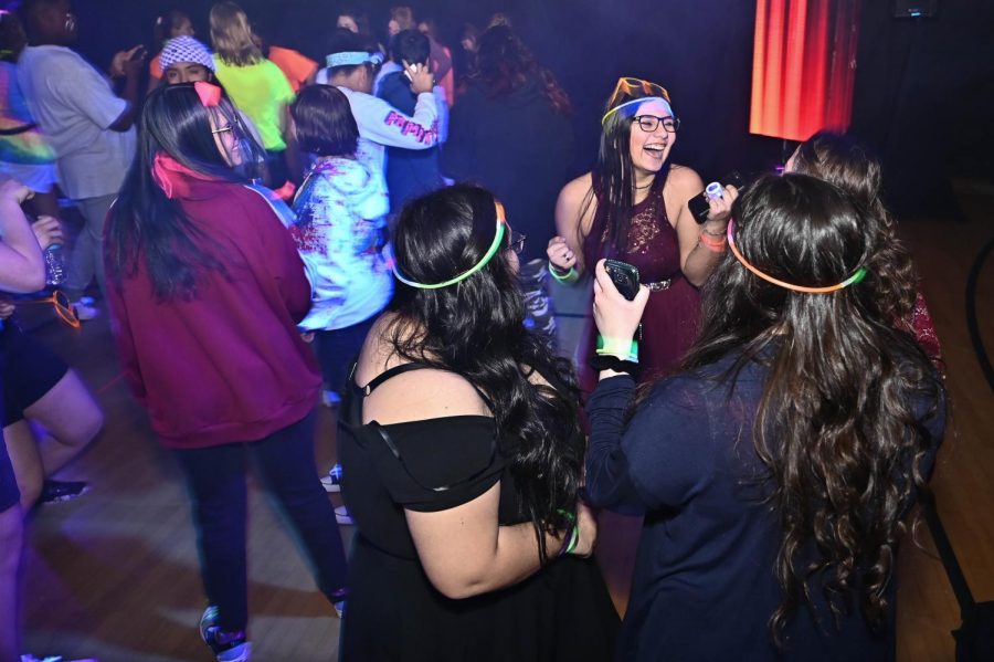 Students dance at MORP on February 20, 2020 — weeks before the COVID-19 pandemic forced students to learn from home for a year. This year, Student Council is thinking about how to bring winter dances back.