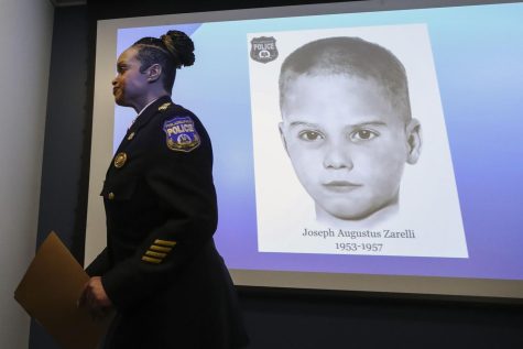 Philadelphia Police Commissioner Danielle Outlaw exits a news conference Thursday, Dec. 8, 2022, after identifying the 4-year-old child referred to as the Boy in the Box as Joseph Augustus Zarelli.