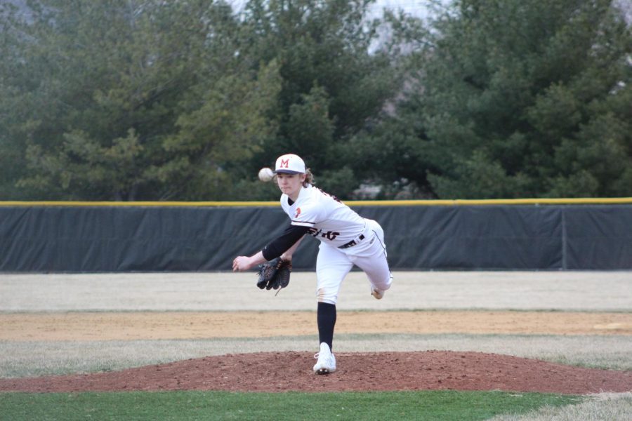 On Tuesday, March 21, MCHSs varsity baseball team played and hosted their first game against Streamwood High School. 