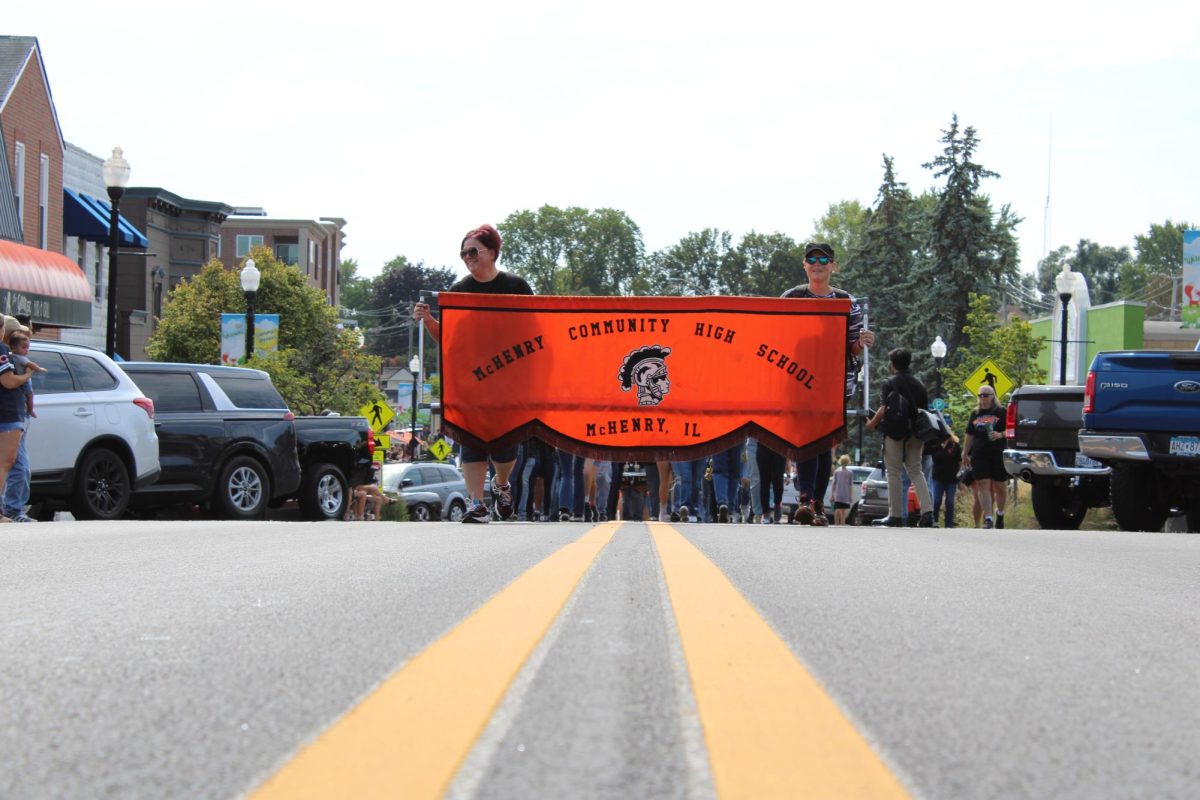 MCHSs Homecoming parade took place on Sunday, Sept. 24. The route started at the Freshman Campus, followed Green Street, and ended at Veterans Park where the Homecoming King and Queen were crowned.