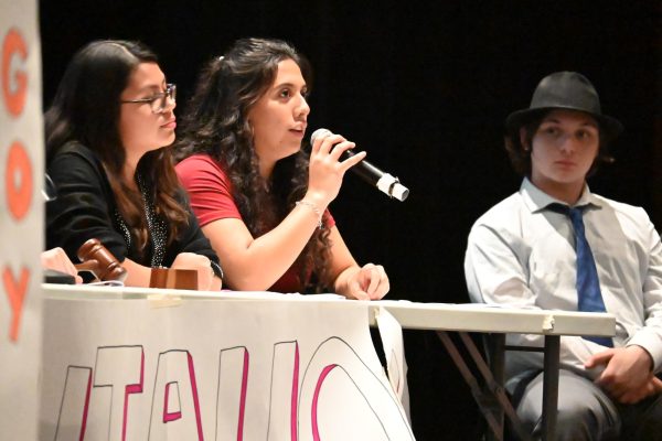 MCHSs American Studies class hosted their annual Chautauqua event where students perform a presentation on past or present influential people and topics. 