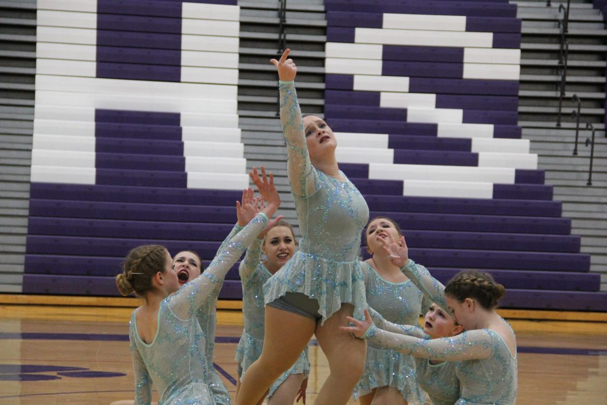 On Tuesday, Jan. 16, MCHSs varsity dance team competed at Hampshire High School in their Conference Competition.