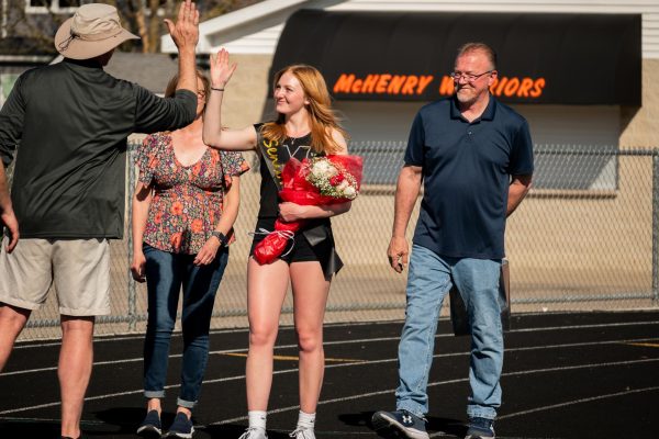 As senior student-athletes approach graduation, their respective sports honor them on Senior Night. The Girls Track and Field Senior Night celebrated their senior team members at McCracken Athletic Field on April 15.