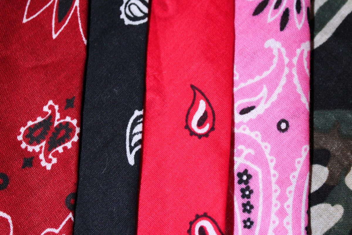 Bandanas have been a fashion piece to many people. Some use it as an accessory, others may use it to hold their hair back.