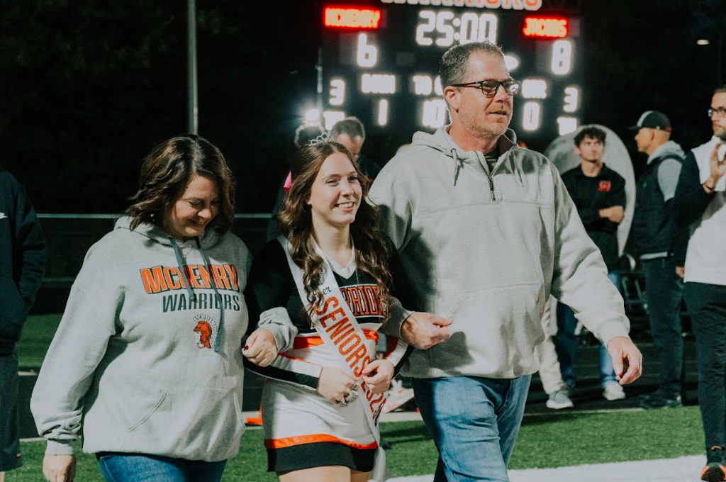 Seniors football players, cheerleaders, dancers got to walk the field at MCHS last home game. Honoring the work that they have put in for their team and the memories they shared with their teammates.