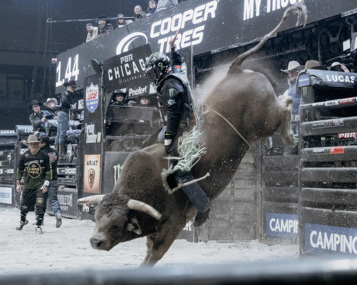 Professional Bull Riding stomped their way into Allstate Arena in Rosemont on Jan. 11. with Brady Fielder covering 3 bulls that night.