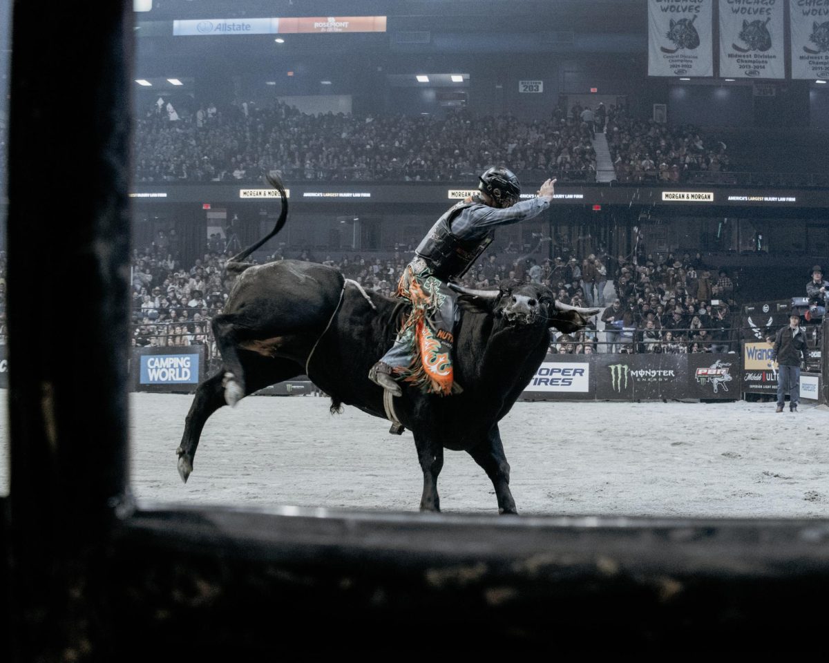 Professional Bull Riding stomped their way into Allstate Arena in Rosemont on Jan. 11. with Brady Fielder covering 3 bulls that night.