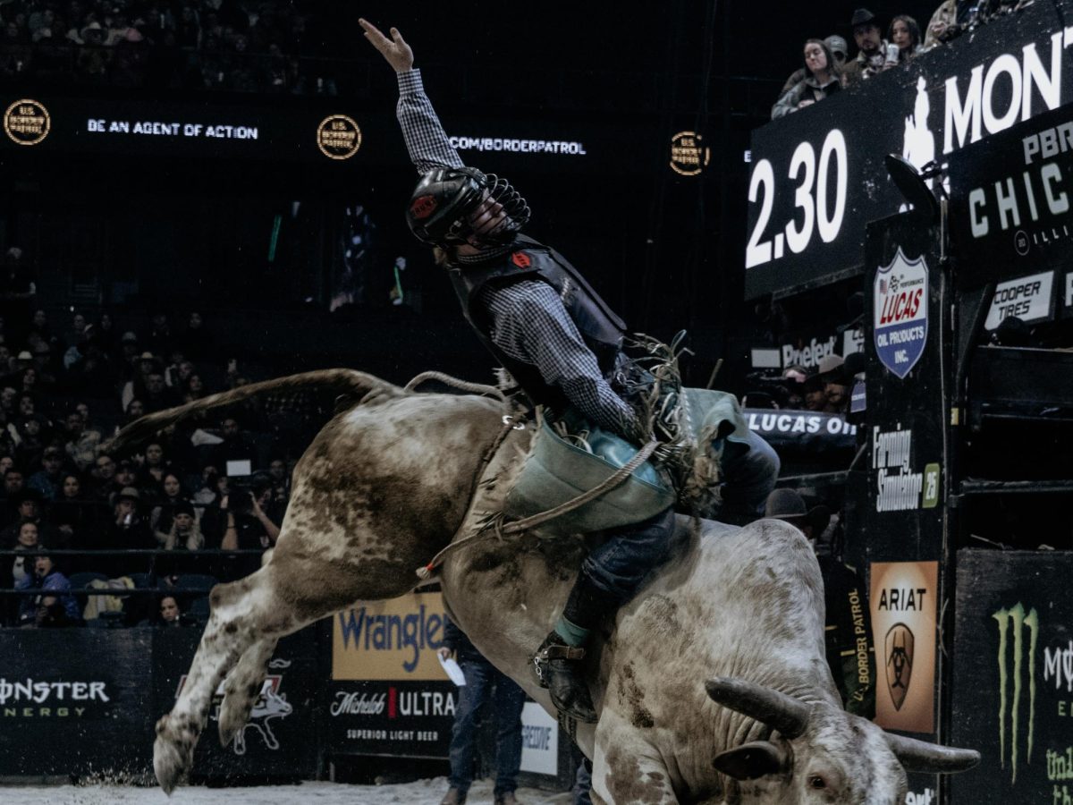 Professional Bull Riding stomped their way into Allstate Arena in Rosemont on Jan. 11. with Brady Fielder covering 3 bulls that night.