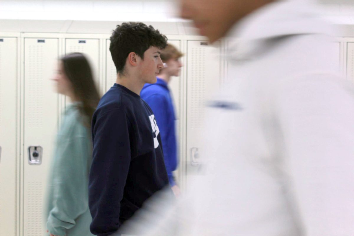 Slow walkers around the school can make it harder for students to get to classes on time.