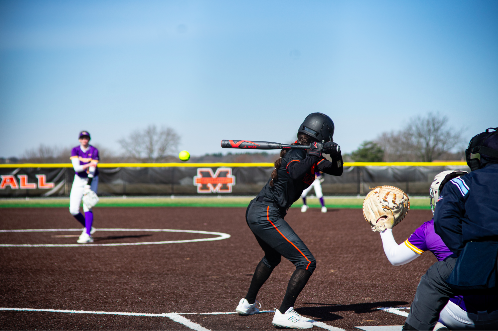 Girls softball begins their season on the new turf field.