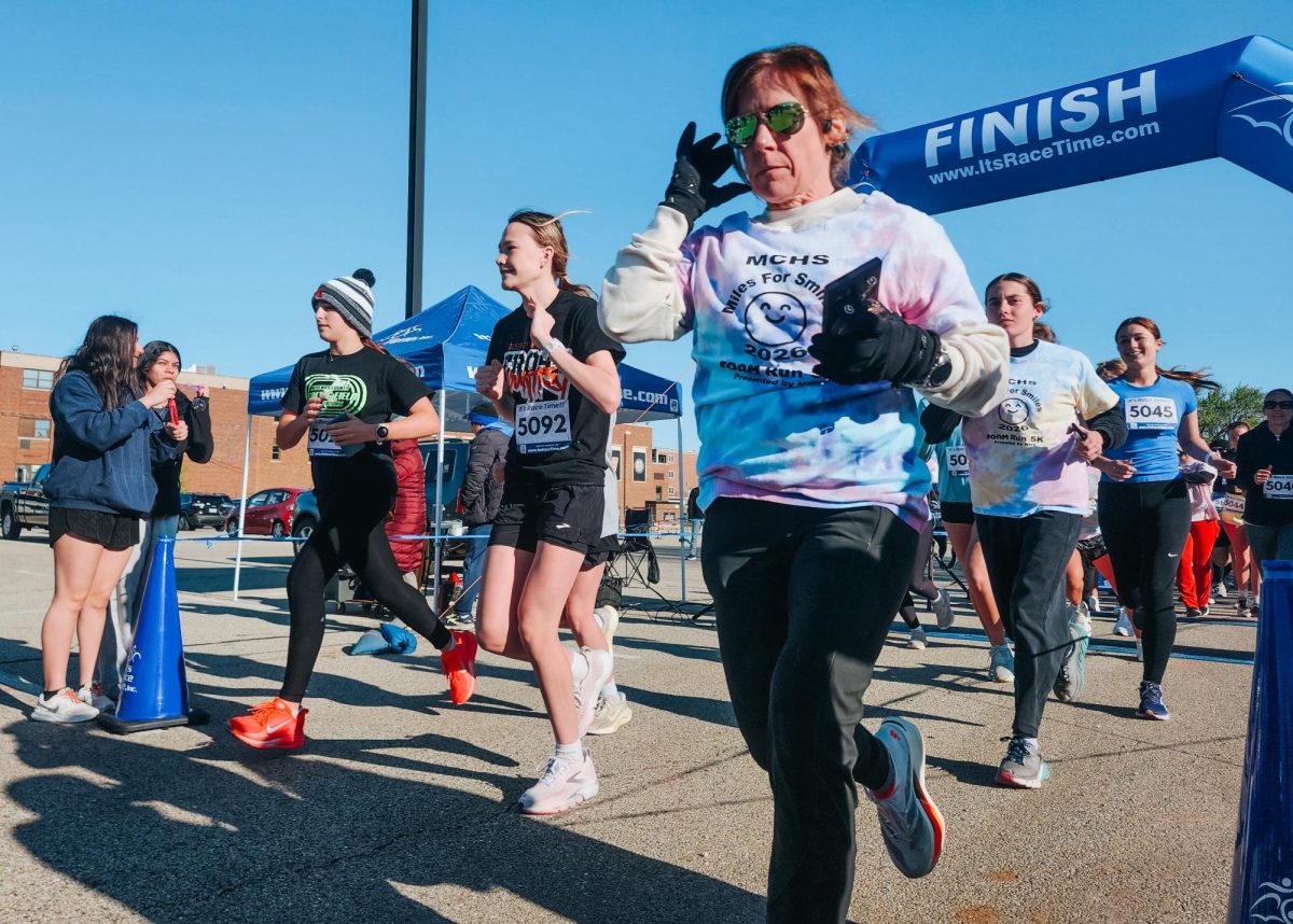 Participants starting the Annual National Honors Society Miles for Smiles 5k on May 2, 2026.