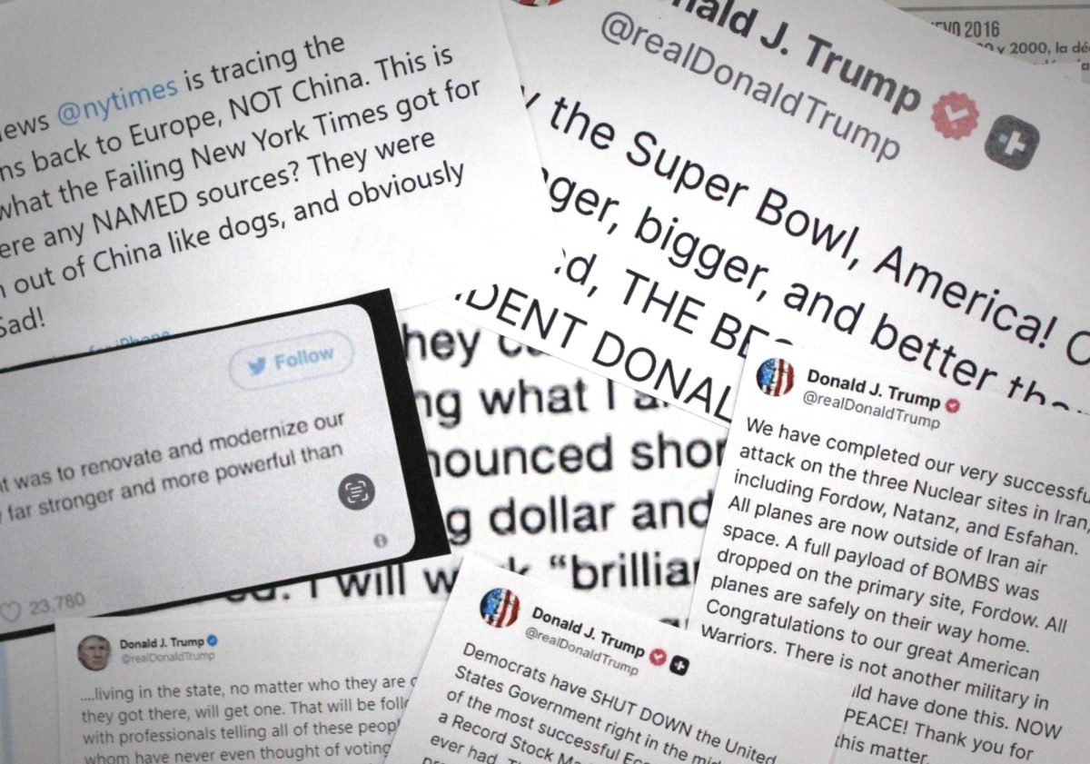 Social media posts by the President have outshined news addresses, this has created many problems in how information is shared.