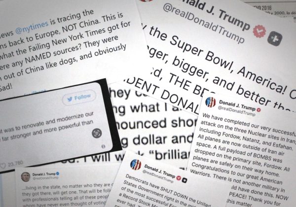 Social media posts by the President have outshined news addresses, this has created many problems in how information is shared.