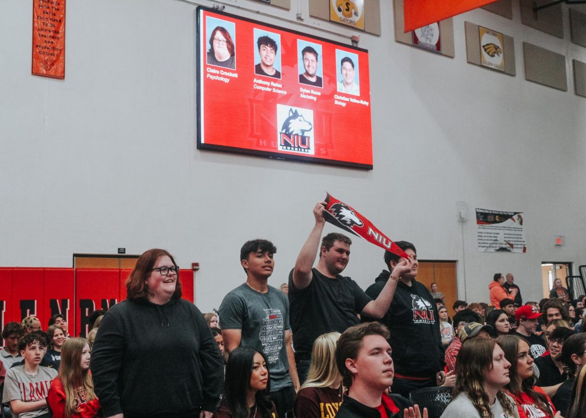 Seniors celebrated Decision Day in the Upper Campus main gym on Friday. During the ceremony,  members of the Class of 2026 announced their next step after MCHS.