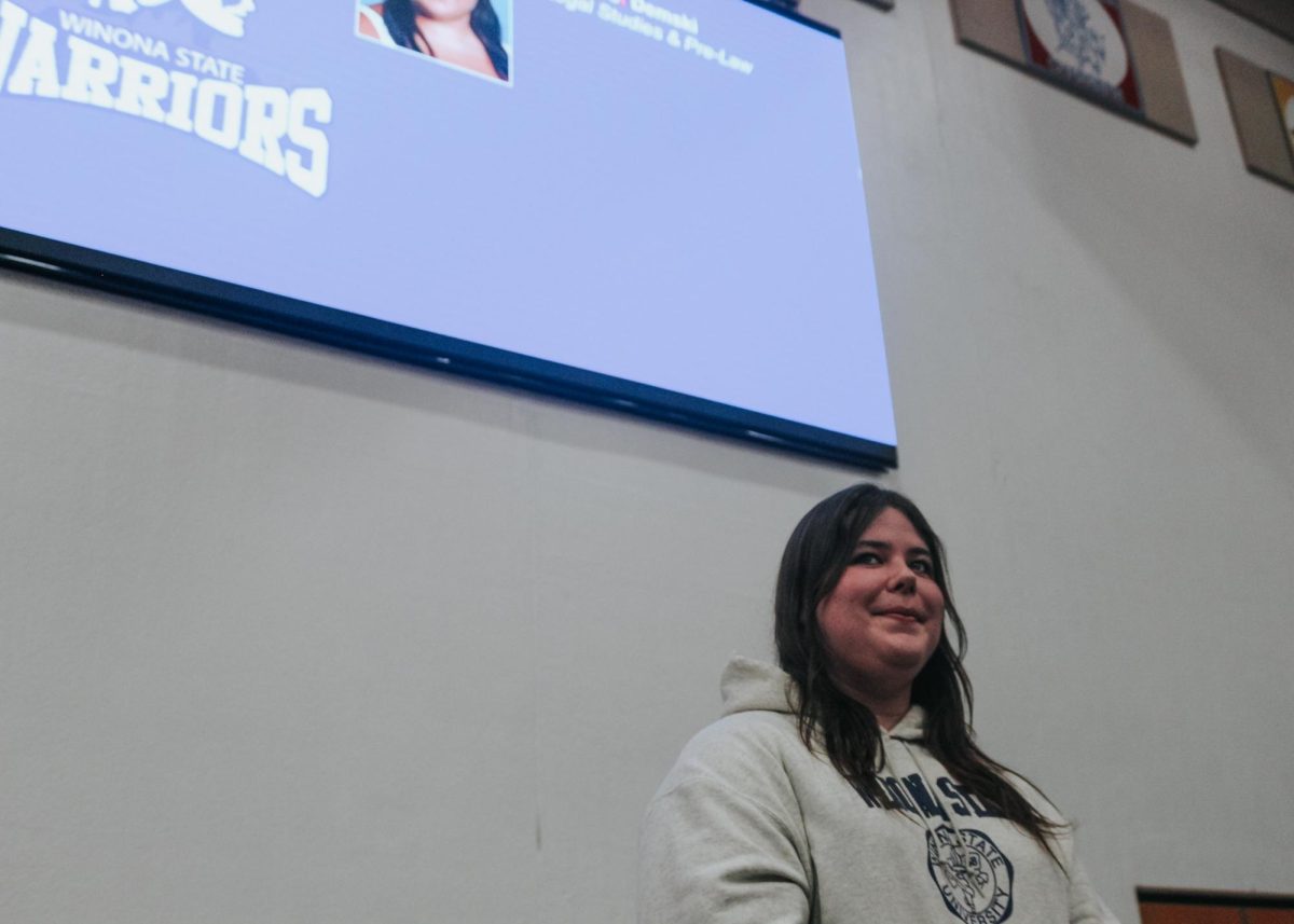 Seniors celebrated Decision Day in the Upper Campus main gym on Friday. During the ceremony,  members of the Class of 2026 announced their next step after MCHS.